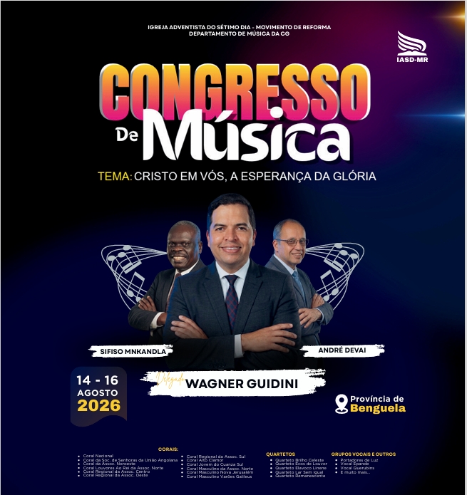 CONGRESSO DE MÚSICA DO DEPARTAMENTO DA CONFERÊNCIA GERAL